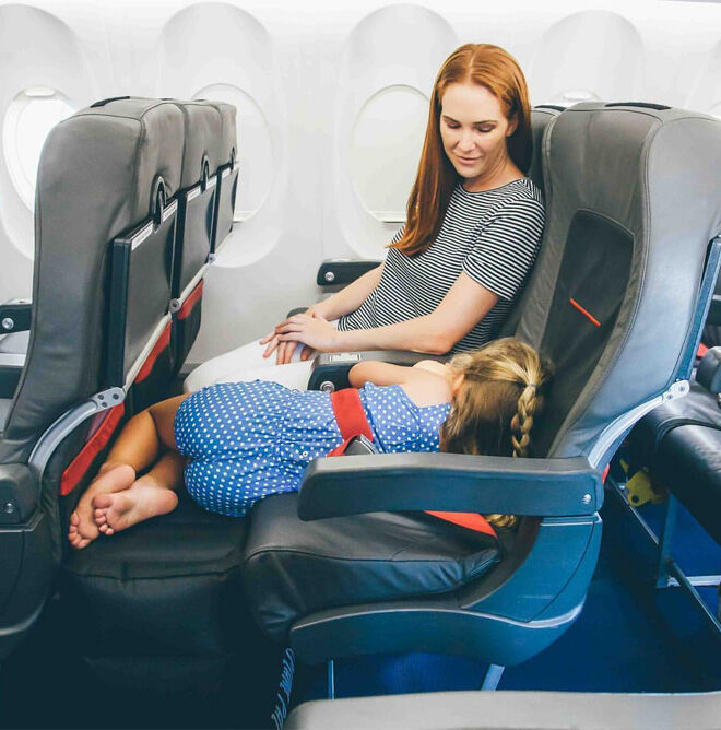 Device to help kids sleep on flights Plane Pal