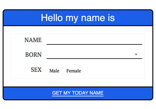 Pick a baby name with this cool name generator app