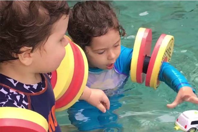 Finband floatation aid for kids