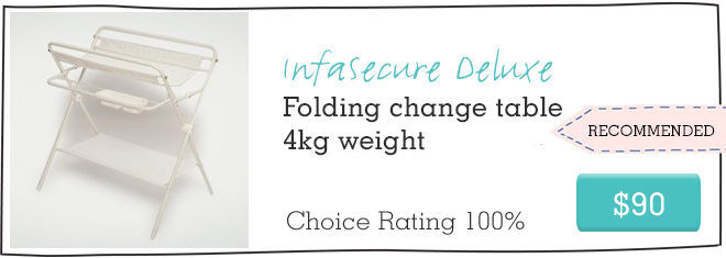 InfaSecure Deluxe change table recommended by Choice