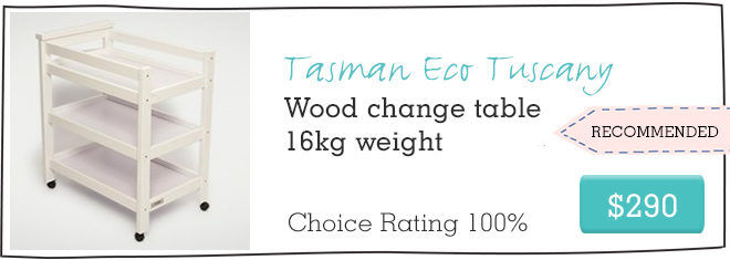 Tasman Eco Tuscan safe baby change table