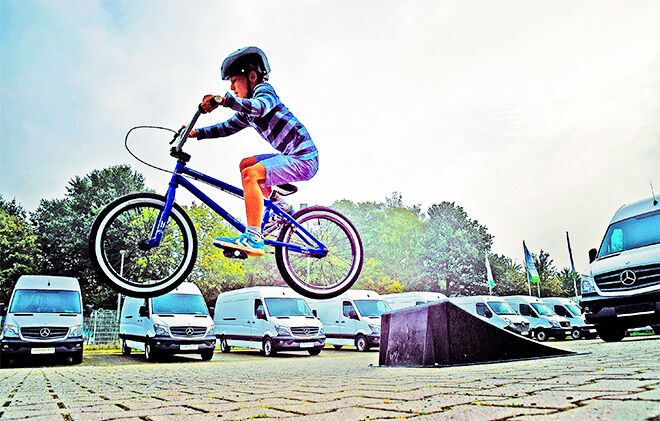 Child bike ride