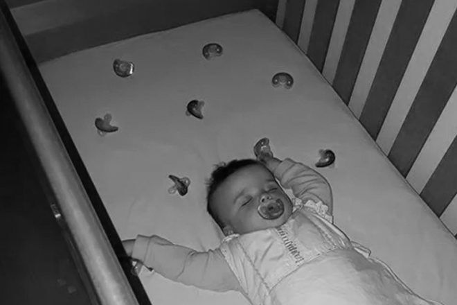 Genius way to stop baby from crying for dummy at night