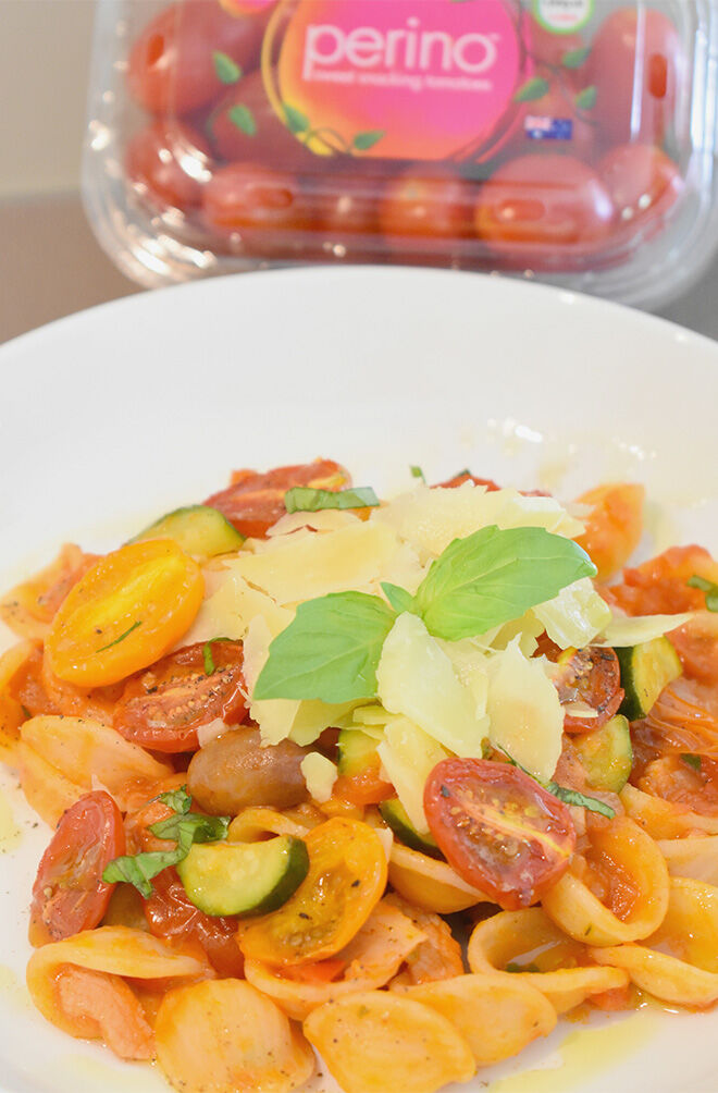 Tomato and basil pasta recipe