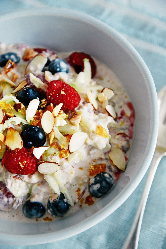 Gestational diabetes breakfast Bircher Muesli recipe