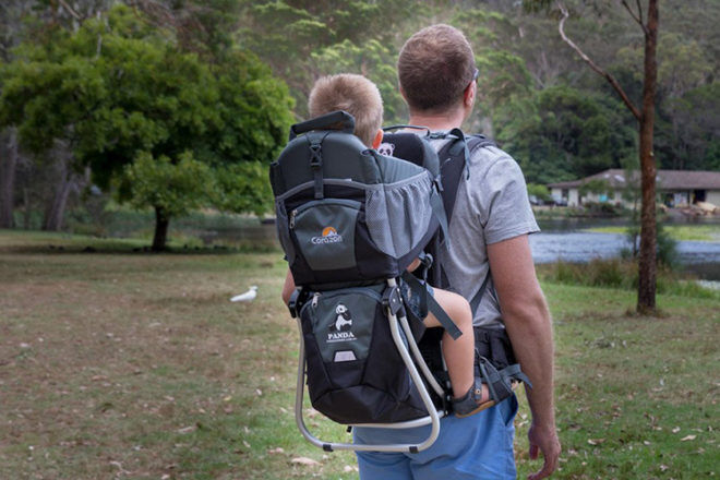 carrier baby hiking