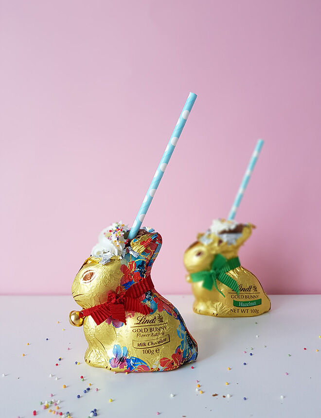 Easter bunny milkshake recipe