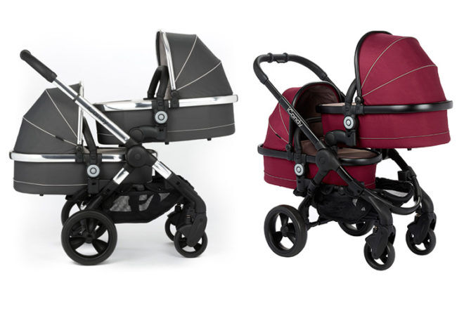 iCandy peach twin pram