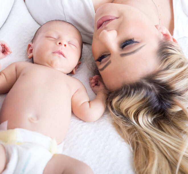 postpartum hair loss baby and mum