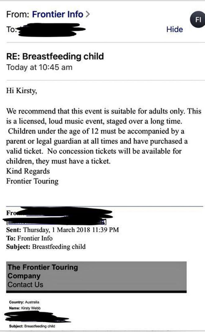 Mums told breastfeeding babies need Ed Sheeran tickets