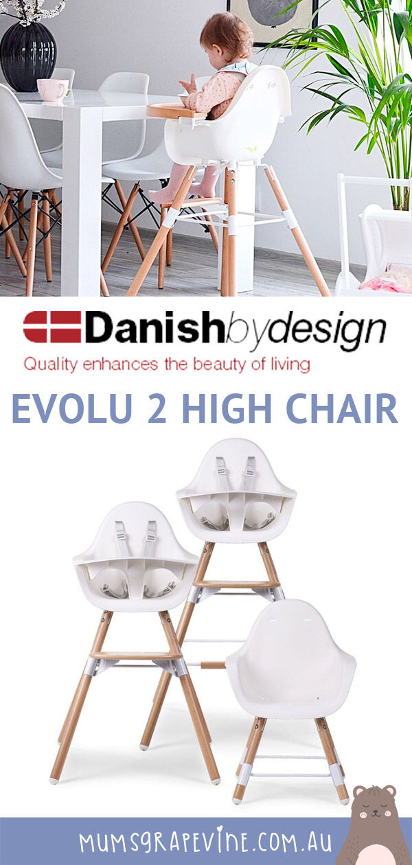 Evolu Review: We take review the Evolu 2 High Chair, a clever high chair that converts to a toddler chair