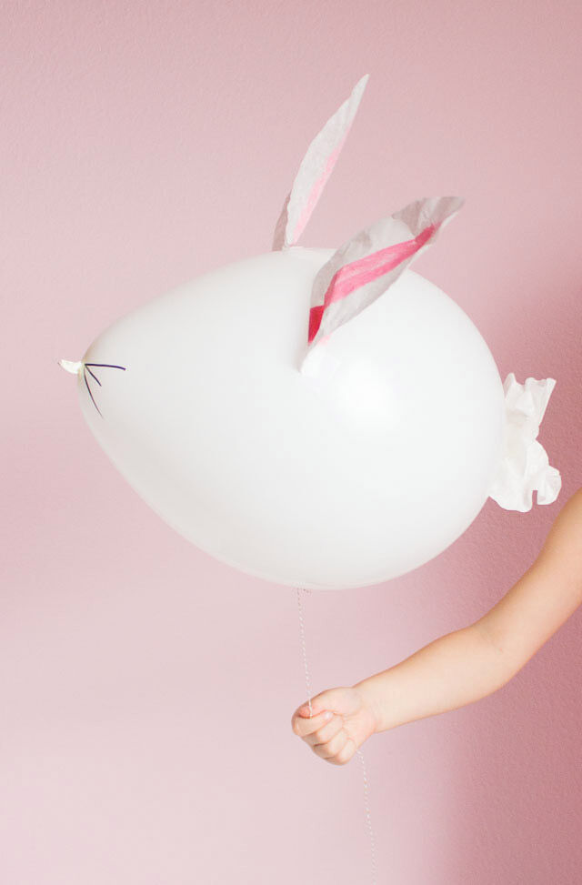 Easter Bunny Balloon craft