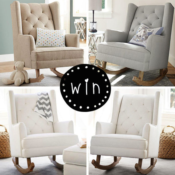 WIN a nursing chair from Pottery Barn Kids