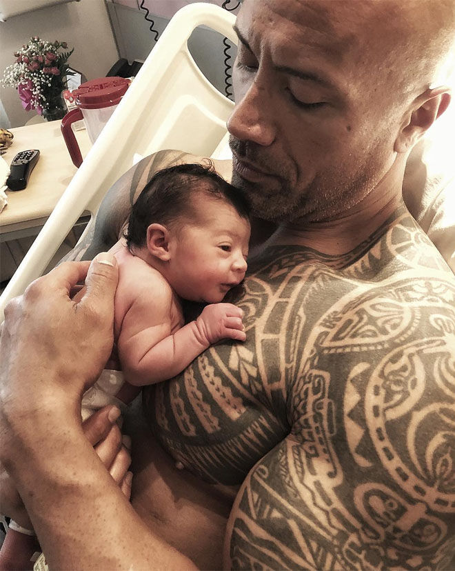 Dwayne The Rock Johnson new baby girl