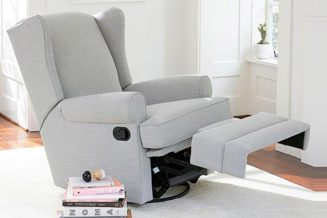 Pottery Barn Kids Winged Back Recliner