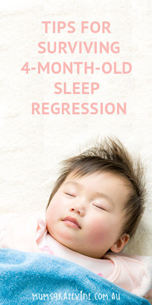 Tips for surviving 4 month old sleep regression