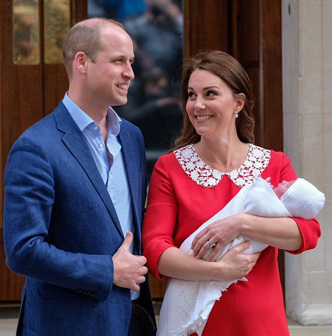 Prince William and Kate Middleton welcome third baby