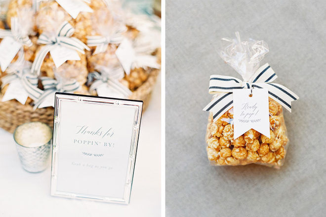 baby shower favour popcorn