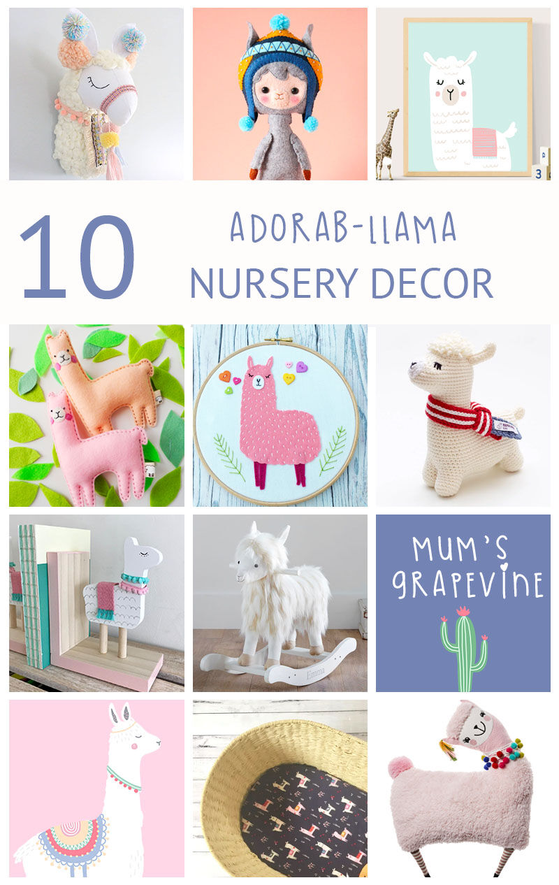 10 adora-llama nursery decor