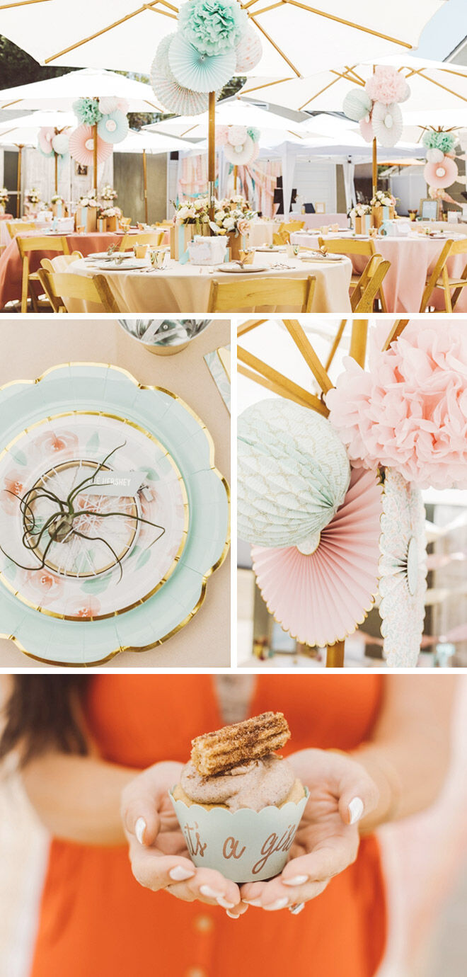 Mint to be baby shower ideas