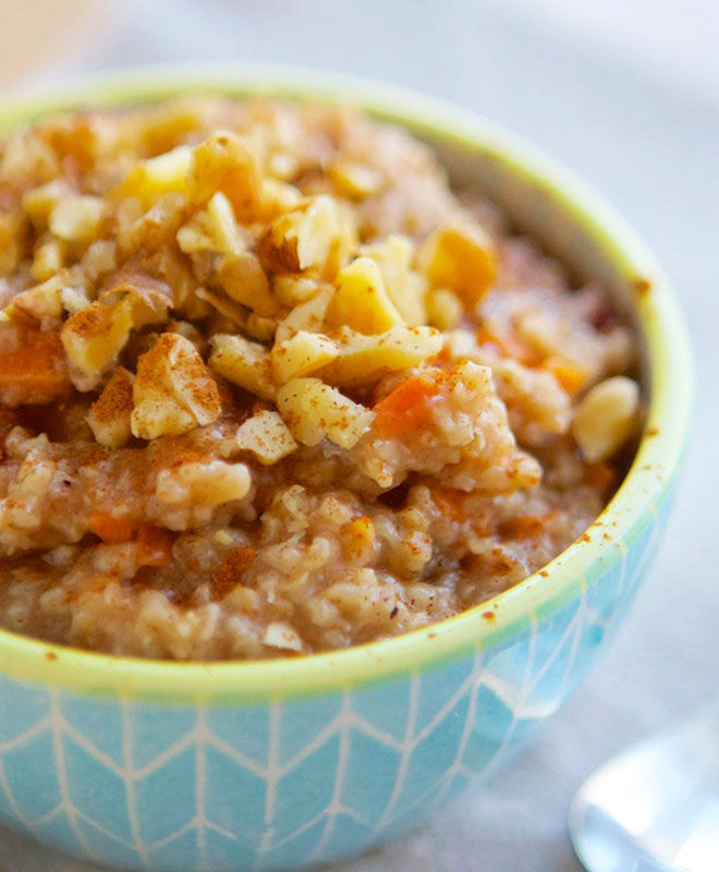 Carrot cake porridge