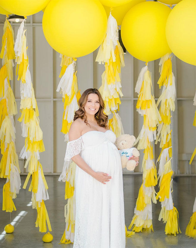 Eva Longoria pj themed baby shower