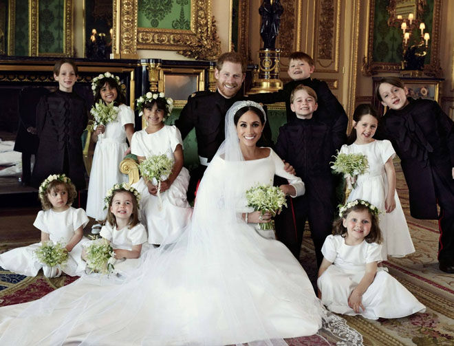 Official Royal wedding photos pageboys and bridesmaids