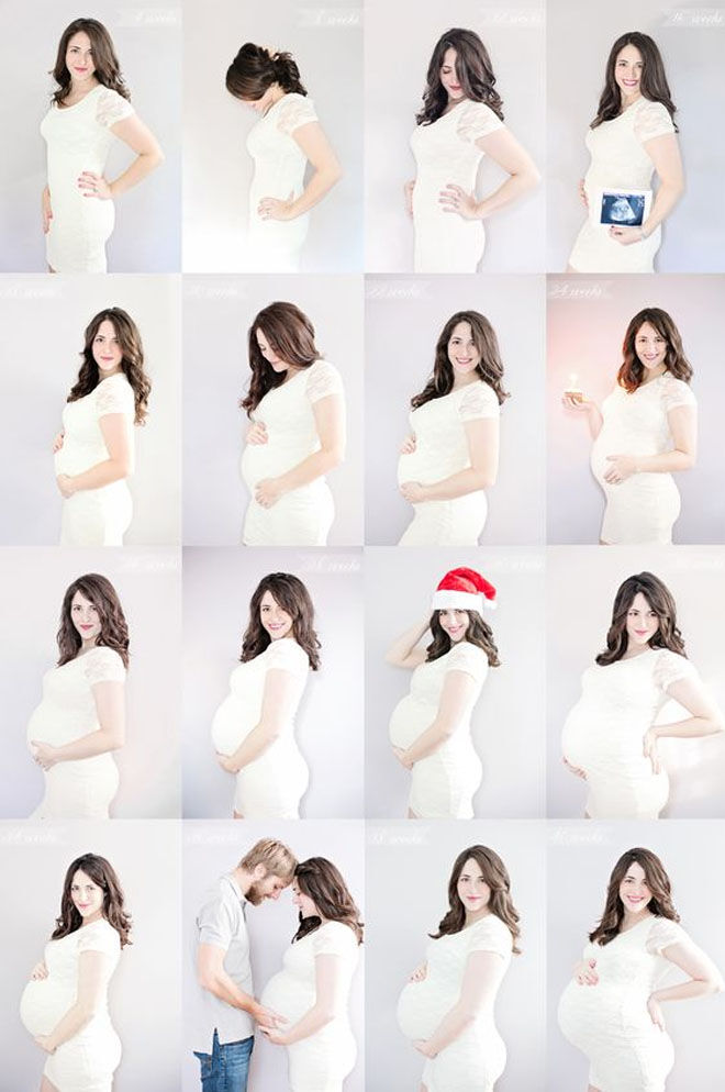 cute pregnancy photos week by week