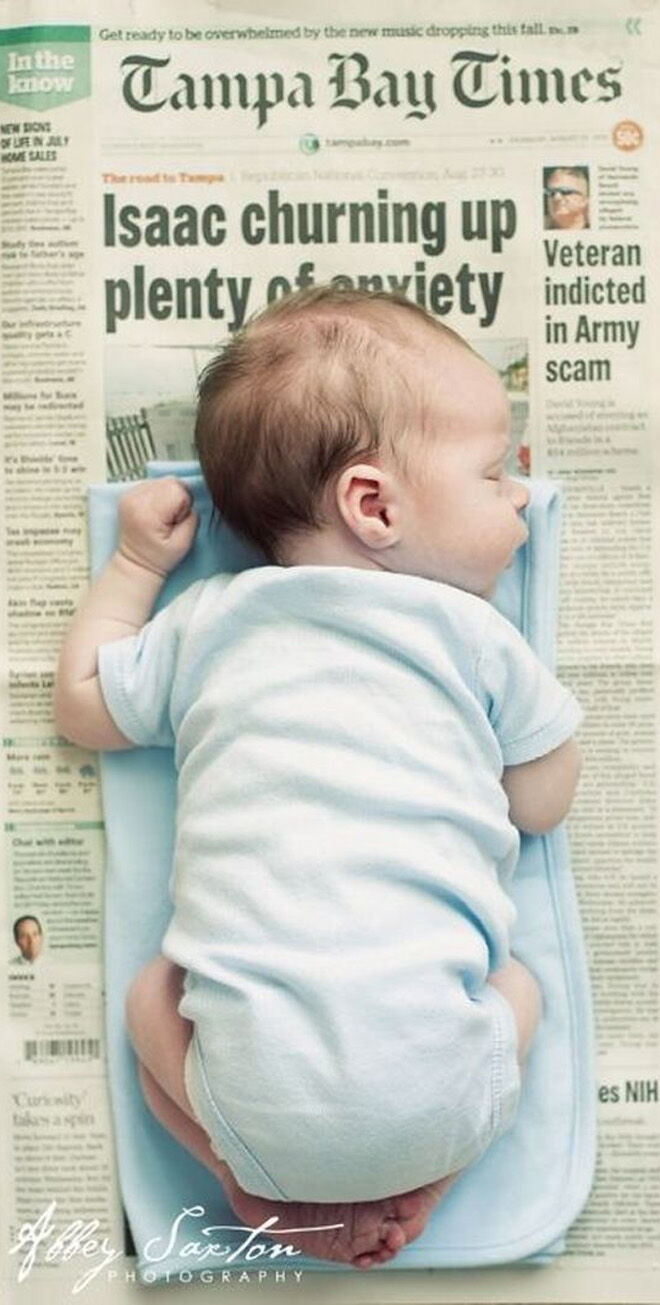 Unique baby birth announcements newspaper