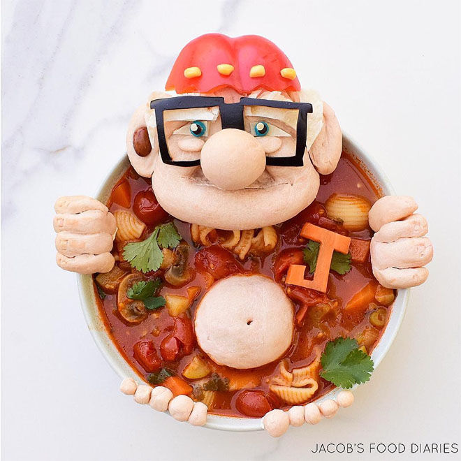 Up movie minestrone creation: Jacobs Food Diary