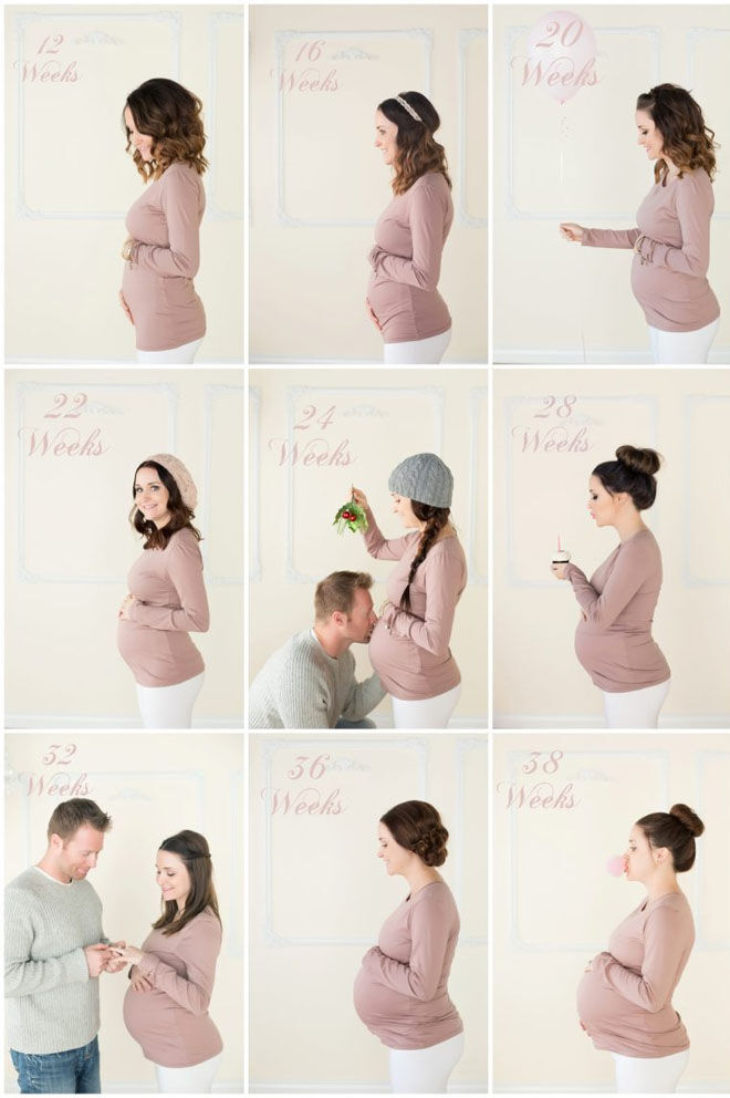 14 pregnancy week by week photo ideas: weekly pregnancy photos Jodi Lynn