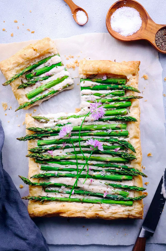 Asparagus tart recipe