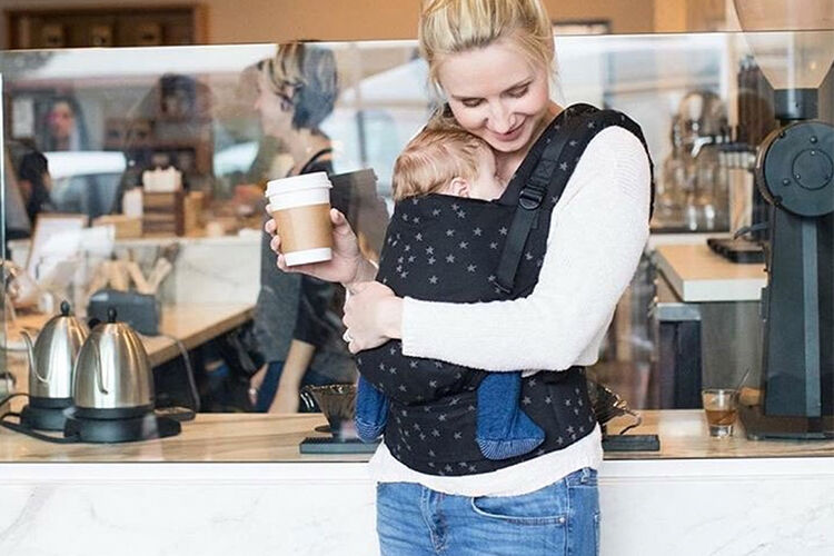 Baby wearing and baby carriers after a c-section