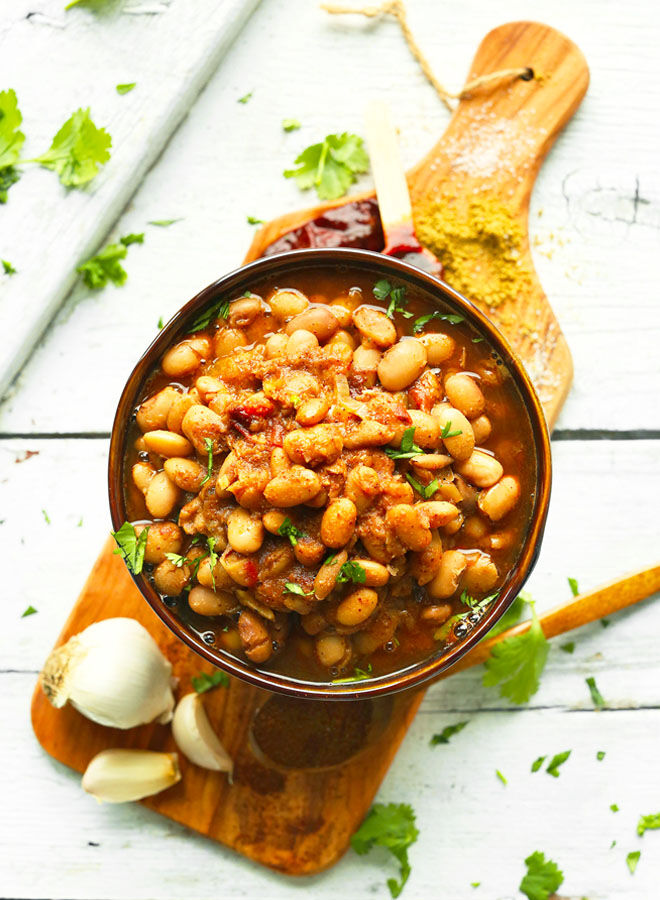 Mexican style pinto beans