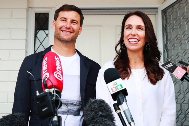 New Zealand Prime Minister gives birth