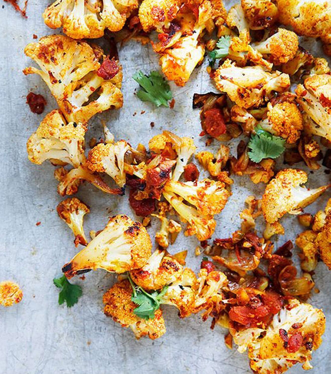 Spice roasted cauliflower for kids