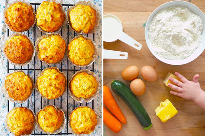 Savoury muffins for babies