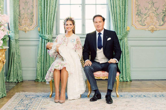 Swedish royal family christening