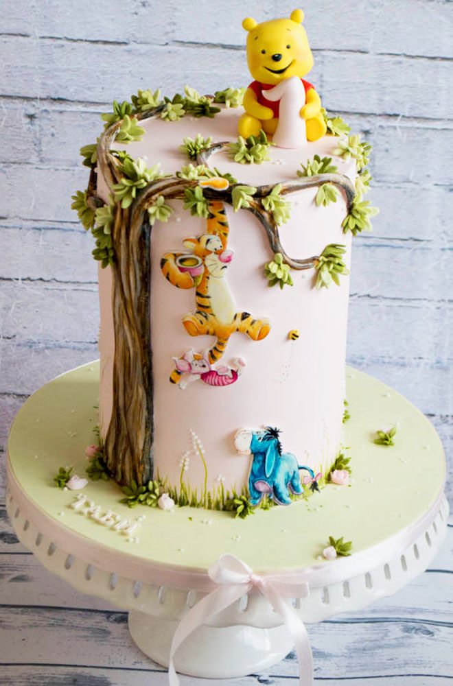 Winnie the pooh baby shower store cake ideas