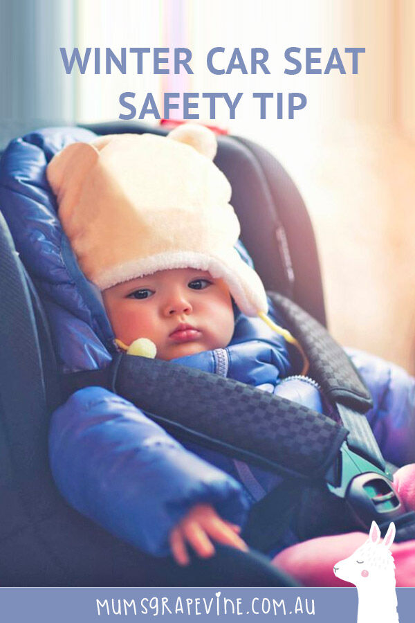 Car Seat safety tip winter coats