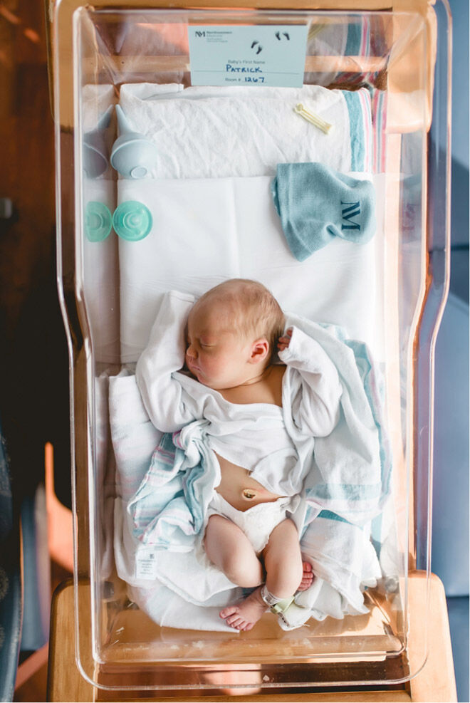 First Day Photo - Hospital Newborn Photography