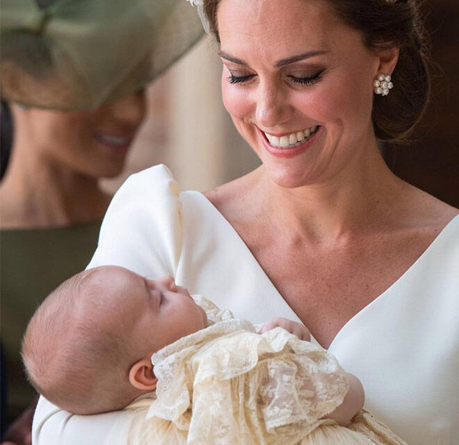 Kate Middleton and Prince Louis