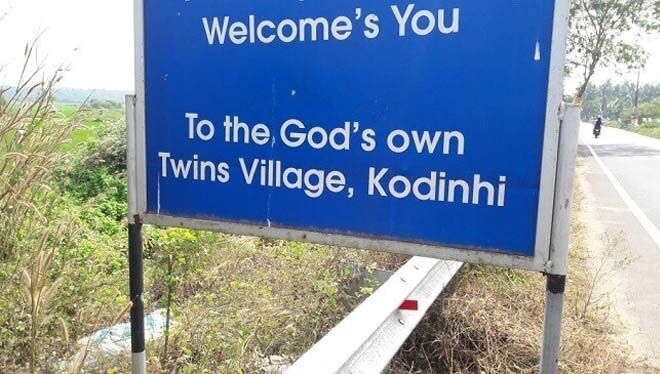 Indian village of twins