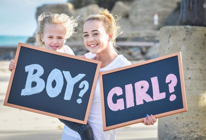 Umbrella gender reveal