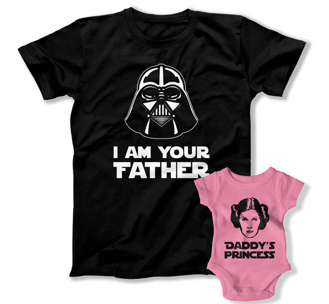 Star Wars Father's Day matching tshirts