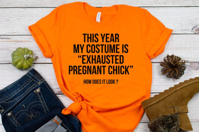 Hilarious Halloween t-shirts for baby bumps | Mum's Grapevine