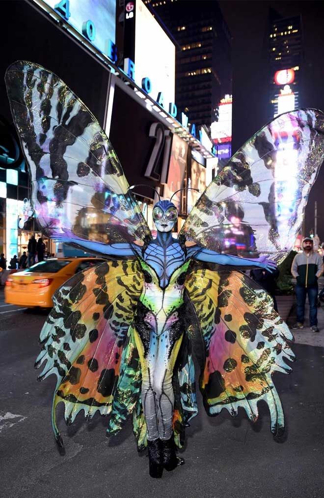 Heidi Klum butterfly costume