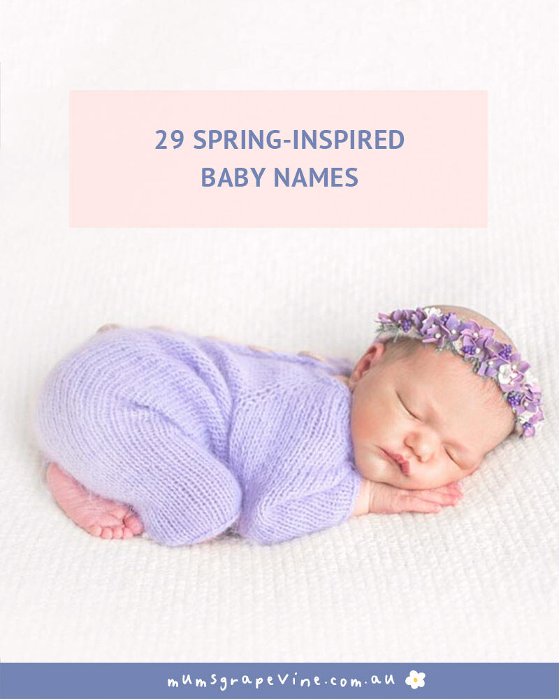 29 names for spring babies