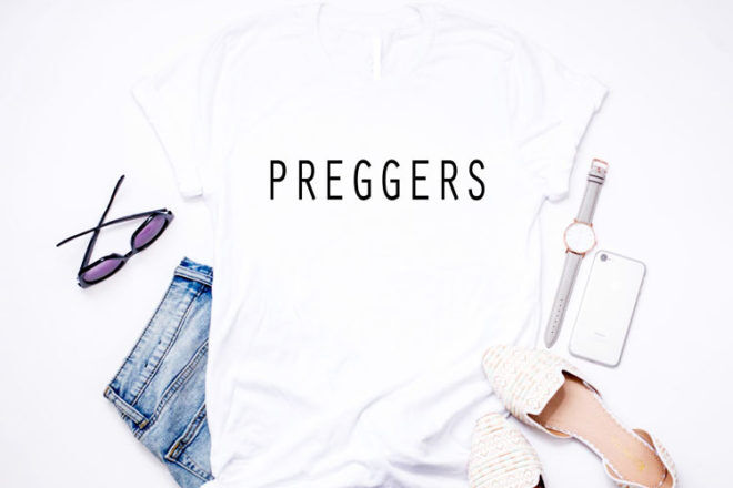 Preggers maternity t-shirt
