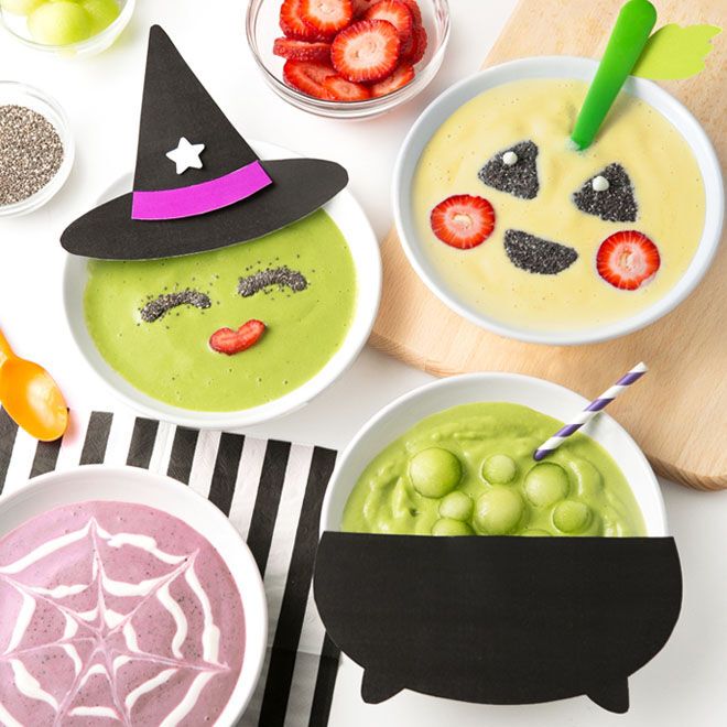 Scary smoothie bowls are a healthy alternative for Halloween